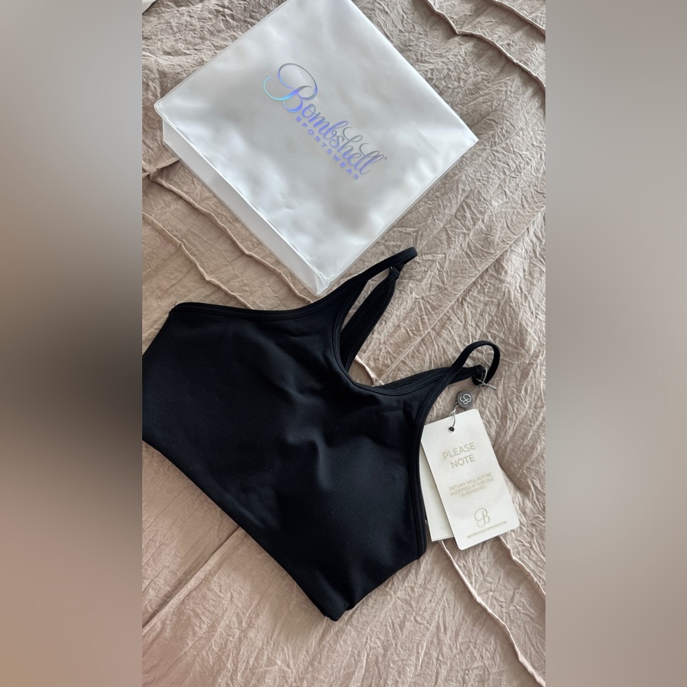 High Neck Crop Bra bombshell size XS